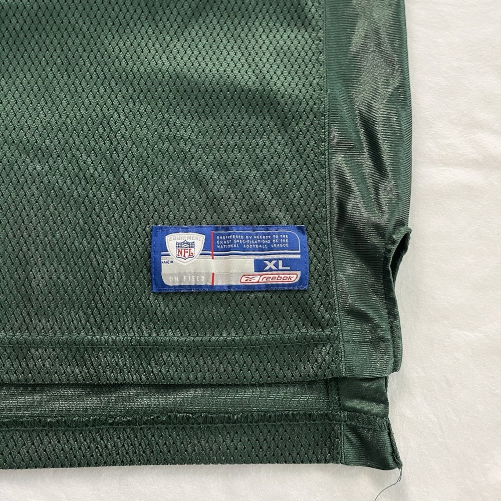 Vintage Reebok NFL New York Jets Chad Pennington #10 Jersey YOUTH XL Green - Picture 5 of 10